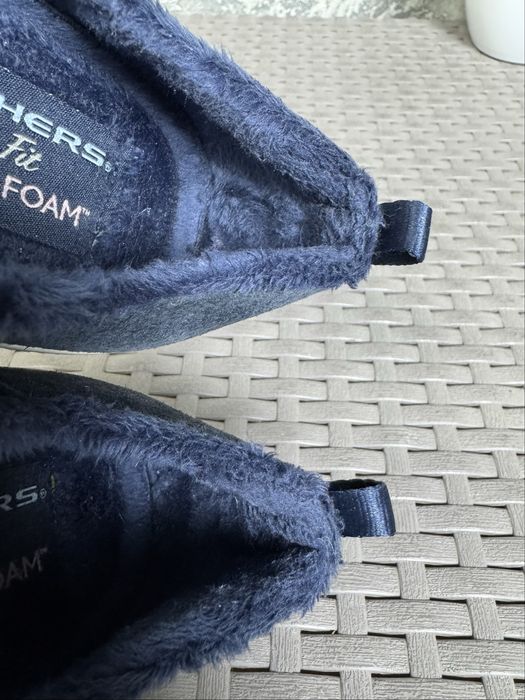 Skechers Wide Fit кроссовки кеды мокасины 39 размер женские кожаные синие
