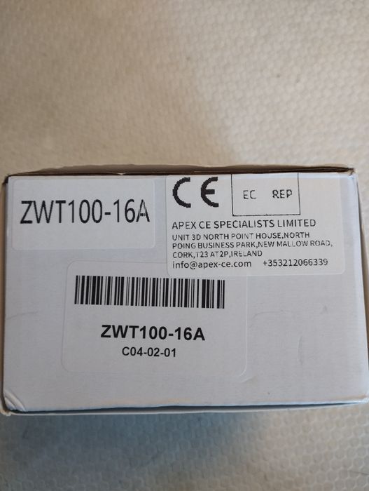 Termostato Inteligente Avatto ZWT100-16A branco