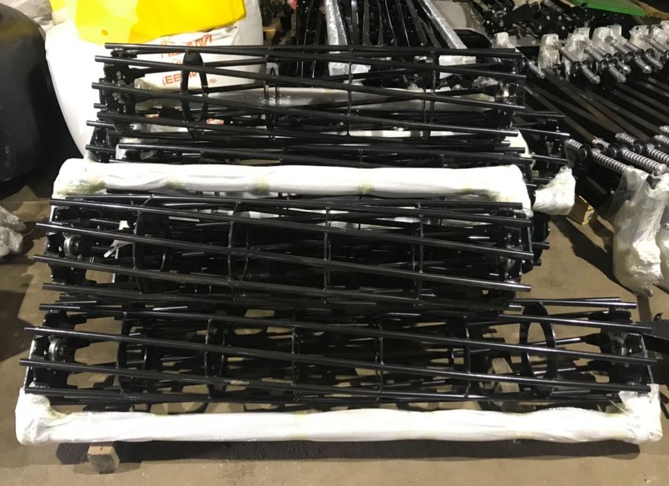 Прикотуючі планчаті, трубчаті, пруткові котки для культиватора