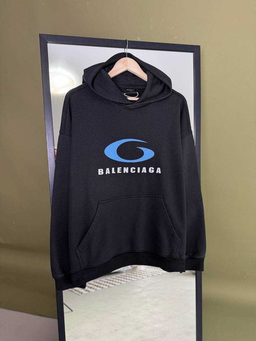 Худи Balenciaga свитшот Баленсиага кофта с принтом оверсайз sg291 Balenciaga Loop Sports Icon