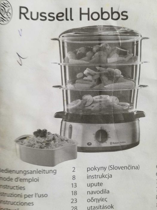 Panela de cozedura a vapor CookHome Russel Hobbs
