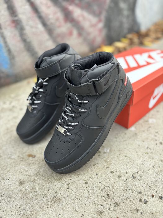 Кросівки Nike Air Force 1 x supreme High Black