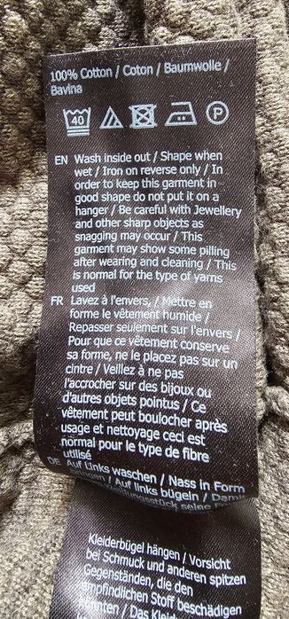 Pme Legend sweter męski brązowy rozmiar XXL wymiary na zdjęciach
