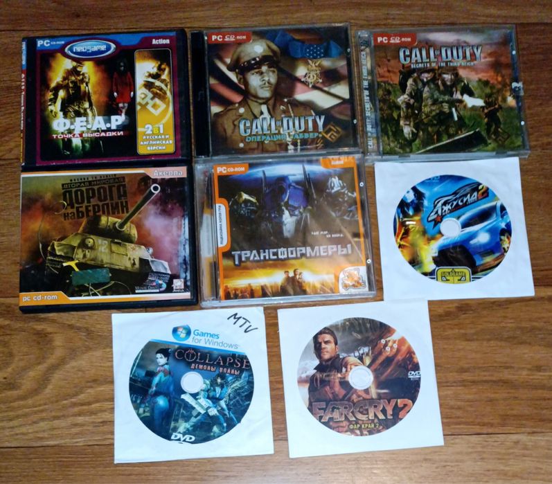 СD диски із іграми для ПК