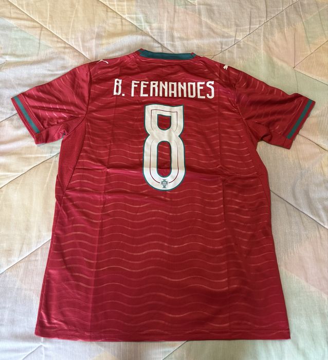 Camisola Portugal Bruno Fernandes 8 L