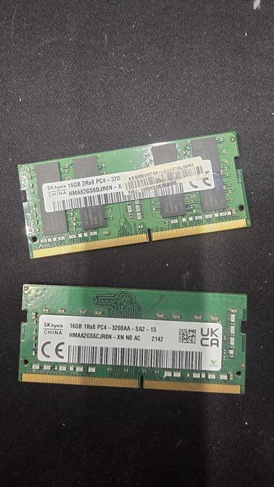 Pamięć RAM do laptopa ddr 32 gb 2 po 16