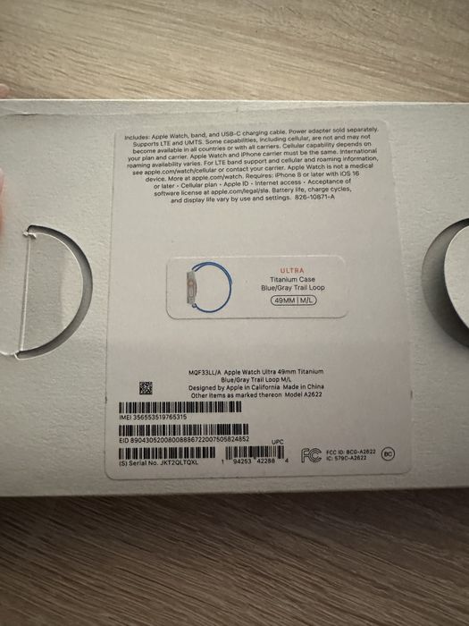 Apple watch ultra 1 49 mm titanium