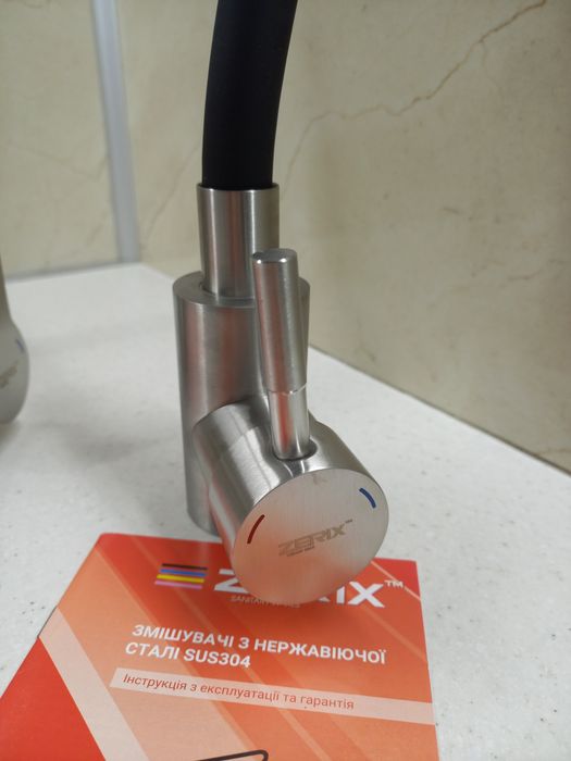 ЧЕХИЯ КАЧЕСТВО! Смеситель/змішувач/кран для кухни  нержавейка гибкий
