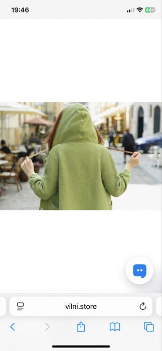 Куртка лляна вафельна Тулуза зелений (52).