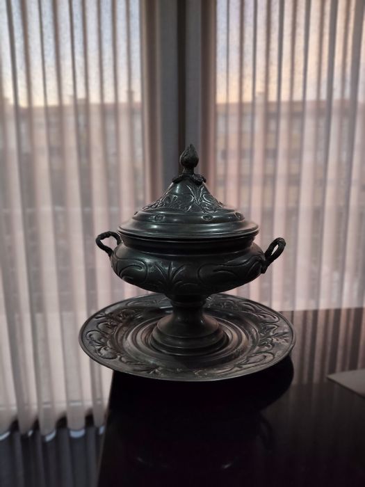 Vintage decor - Campânula/Compoteira recuperada