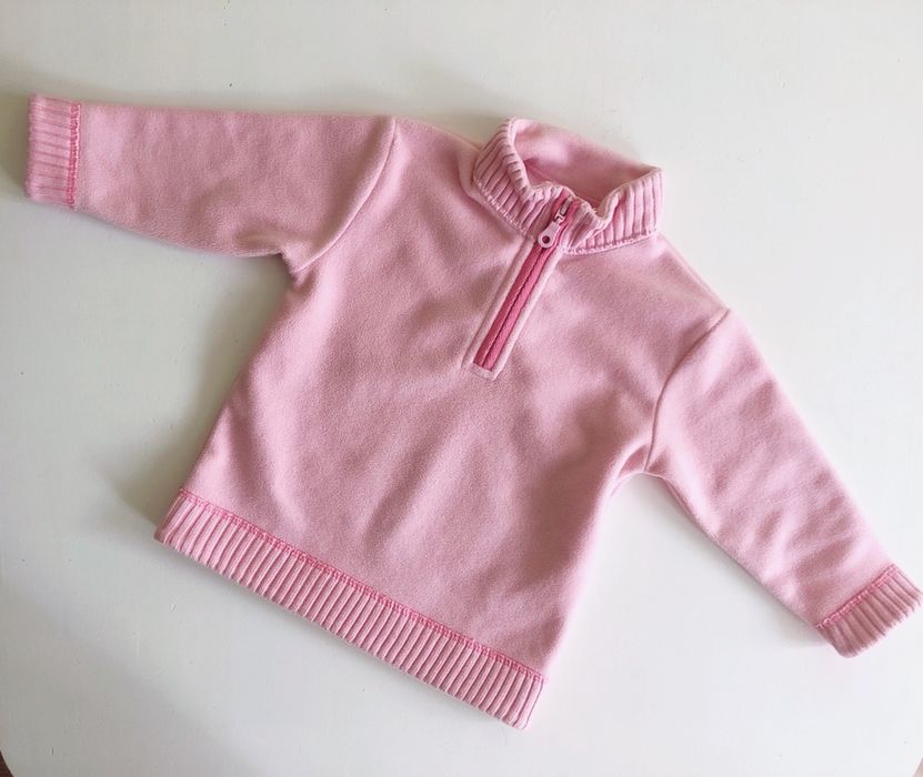 Флисовая кофта для девочки 12 месяцев