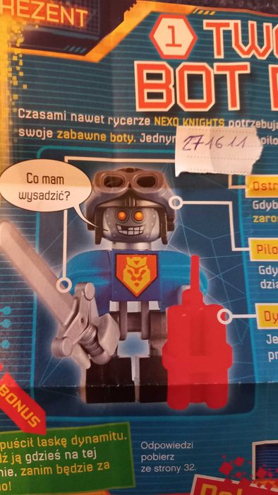 Lego Nexo Knights figurka 271611 kompletne
