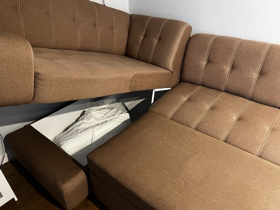 Narożnik z funkcją spania Meble Bondyrz