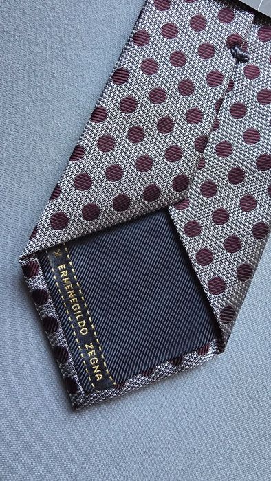 krawat jedwabny ERMENEGILDO ZEGNA