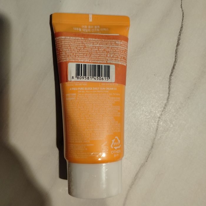 Apieu Pure Block Daily Sun Krem ochronny Spf50+