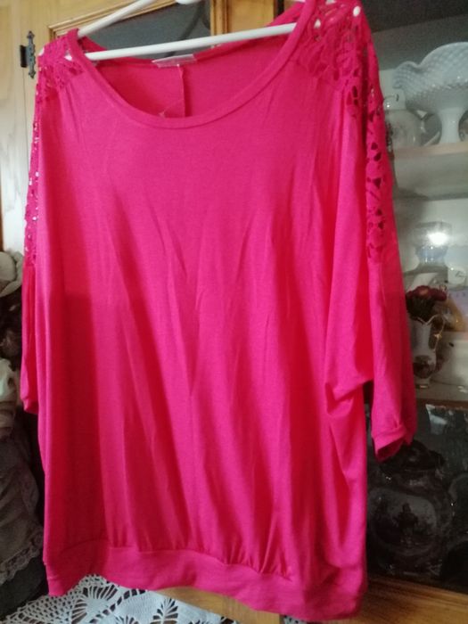 Bluzka nowa amarant