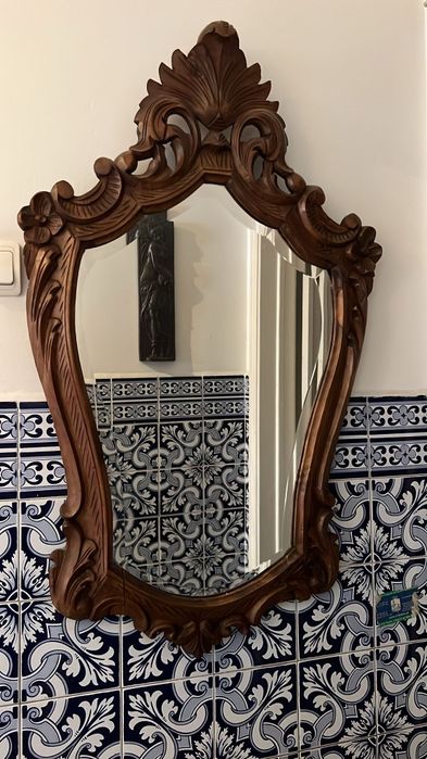 Credência espelho mármore