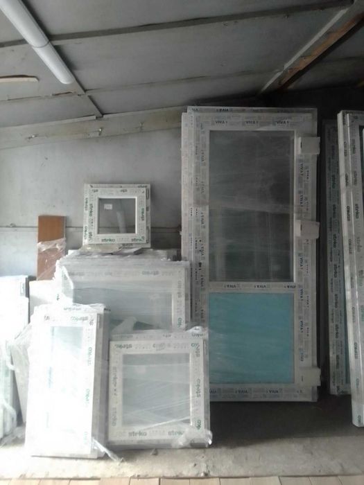 Металопластикові вікна та двері в наявності. Готові розміри. Недорого