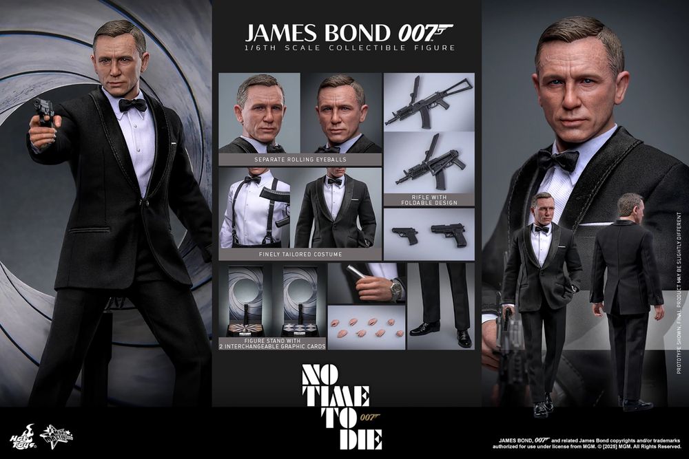 Фігурка 1/6 Hot Toys MMS803/804 James Bond No Time To Die