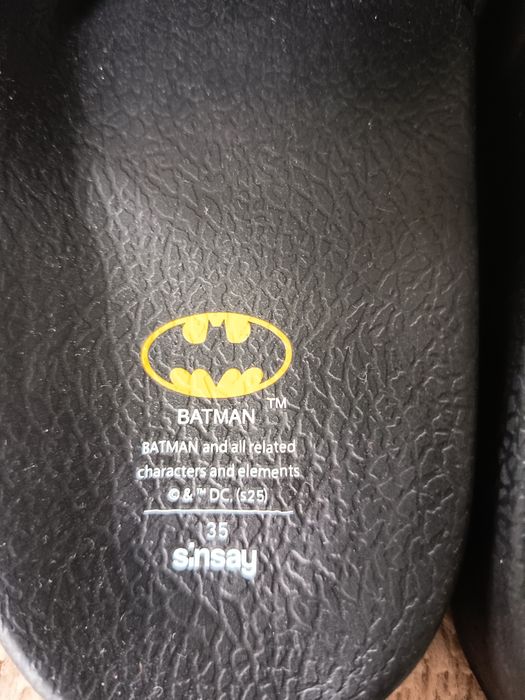 Klapki chłopięce Batman Sinsay nowe 35