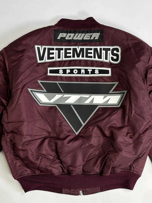 Vetements Alpha Industries MA-1 Bomber бомбер пуховик куртка S M L XS
