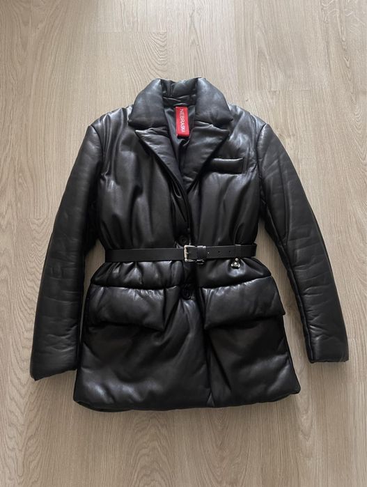 Куртка, пуховик шкіряний