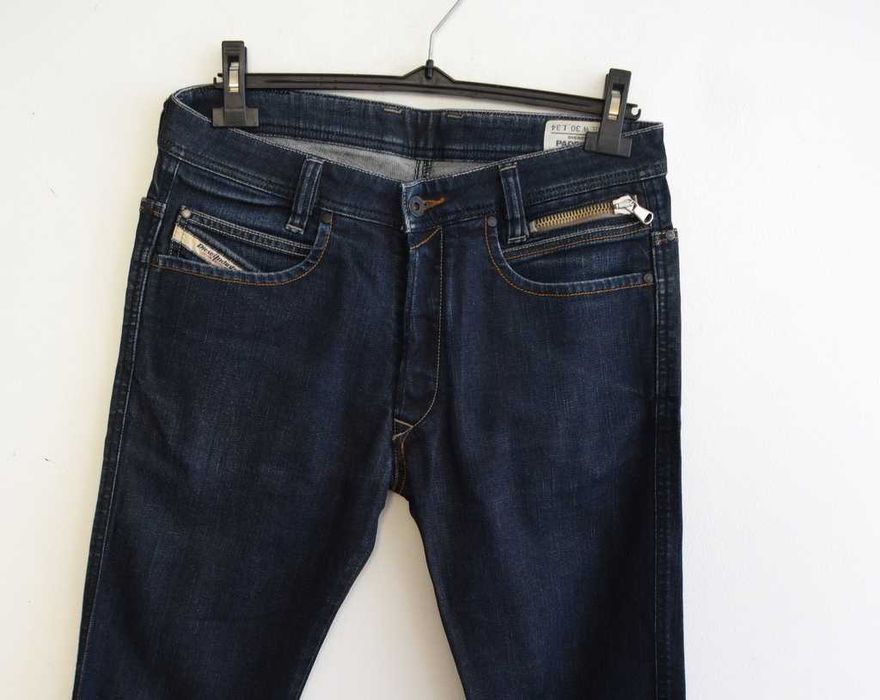 Diesel rurki w30 l34 S spodnie jeansy męskie Paddom stretch zip
