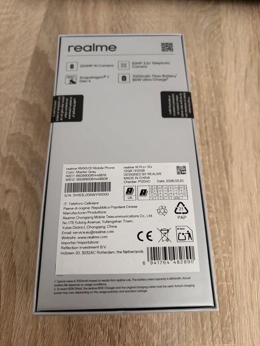 Raelme 16 pro+ 12/512GB