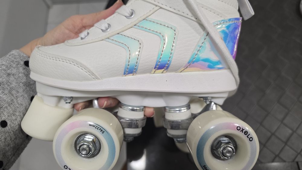 Patins infantil quad tam 30 NOVO e proteções