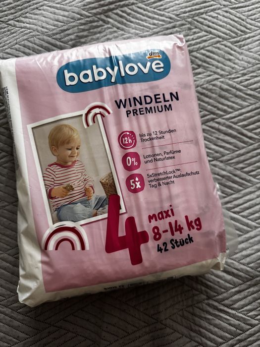 Підгузники Babylove 4 maxi ( 8-14 kg) 42 шт