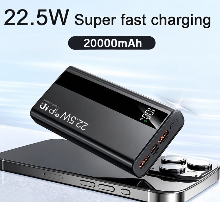 power bank 20000 mAh. 22.5w