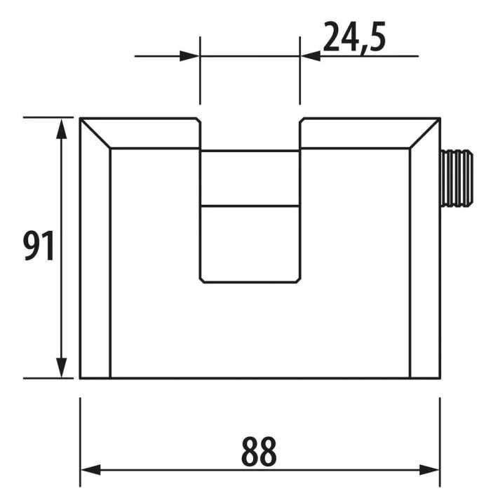 Замок навісний пешка чебоксари ЧАЗ ЧЗ ВС2-15 дисковий півмісяць