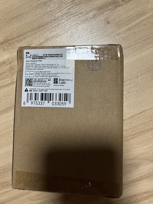 Nóżki stopki antywibracyjne Bambu Lab P1 / X1