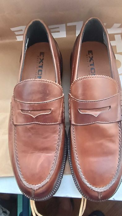 Нові Преміальні туфлі лофери EXTON.Made in Italy Р 42.27.5. см