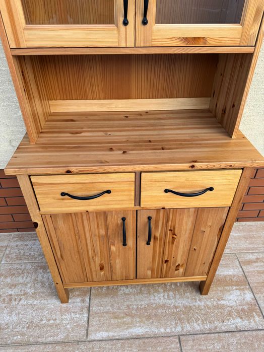 Kredens drewniany witryna regał szafa komoda ikea MEBLE KUCHENNE szafk