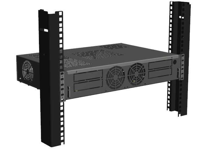 Obudowa do szafy RACK - R-CASE 4 RAL / montaż 2U mATX Nowa konstrukcja