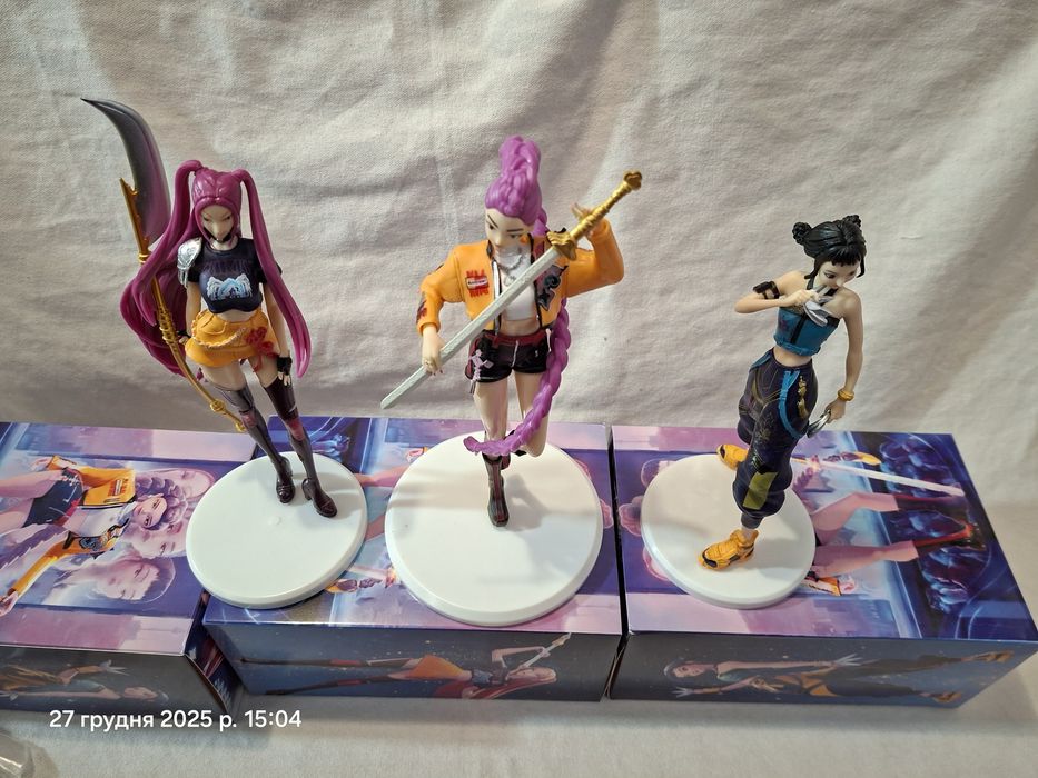 Кейпоп охотницы на демонов kpop demon hunters Руми Зои Мира 21 см