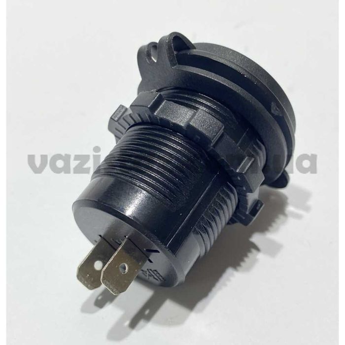 USB розетка + вольтметр QC 3.0USB + PD Type-C 12В-24В быстрая зарядка