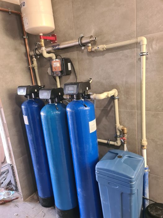 Montaż stacji uzdatniania wody, filtry do wody, czysta woda ze studni