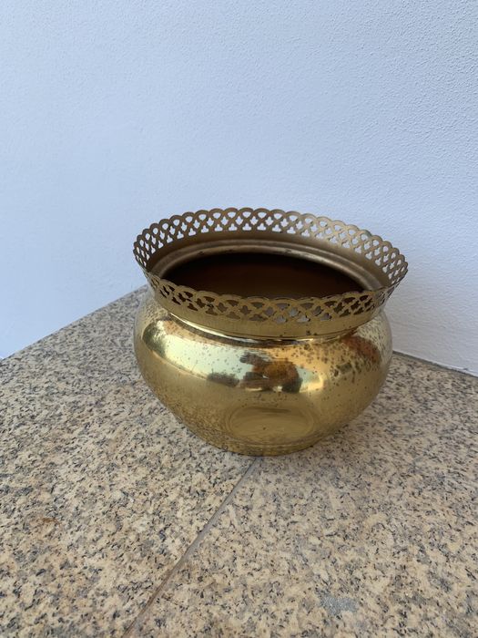 Vazo Decorativo Dourado