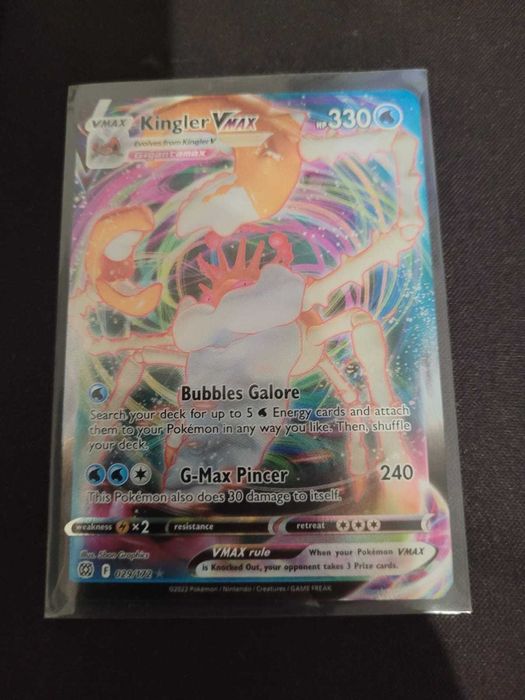 karty pokemon Kingler VMAX