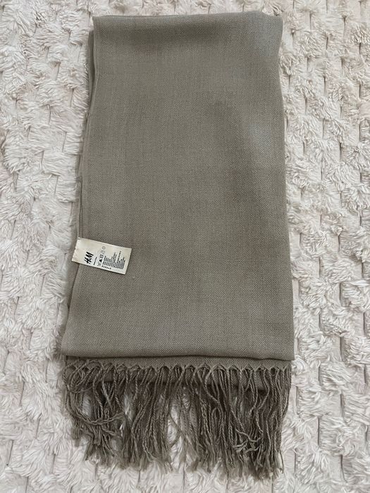 Szal duży, jasna popiel H&M