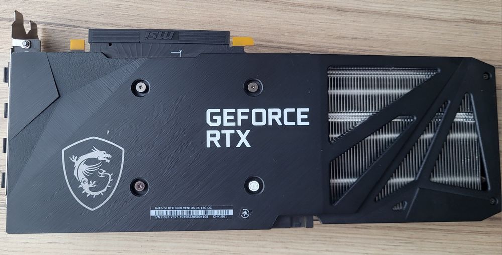 MSI RTX 3060 12 GB ventus 3X oc
