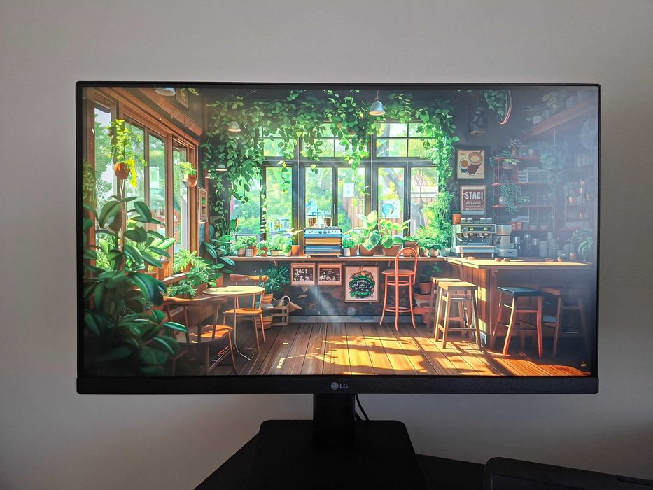 Monitor LG 24" IPS Full HD (24MP450-B) – Como Novo / Ajustável em Altura