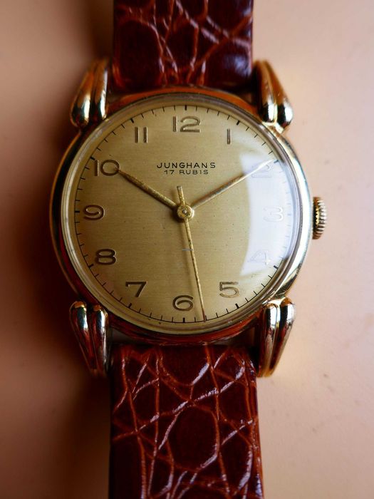 Relógio Junghans (mecanismo J80) Vintage 1949/50 Art Deco