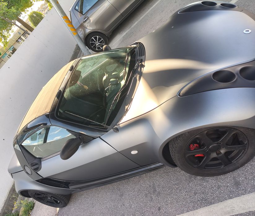 Smart Roadster Cinza/Preto matte