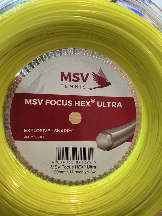 MSV Focus HEX Ultra 1.20 mm — Rolo 200 m | Neon Yellow
