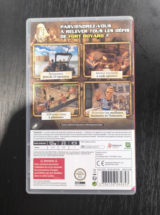 Fort boyard Nintendo switch