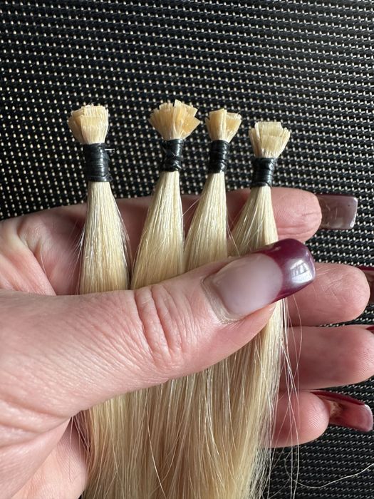 Натуральные волосы на капсуле