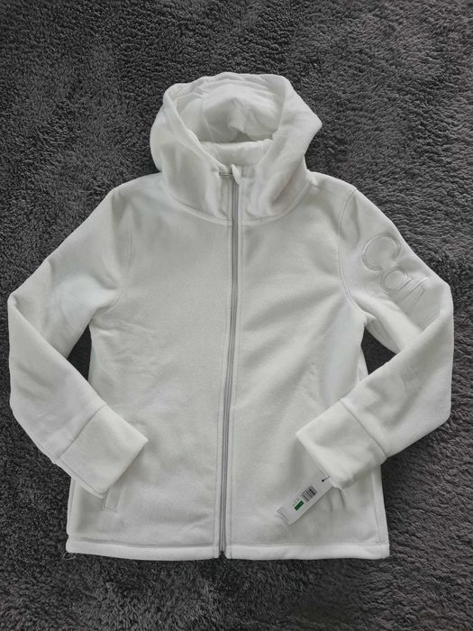 calvin klein performance biała bluza polarowa